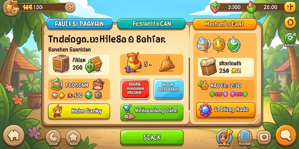 Tampilan antarmuka yang intuitif dan menarik.