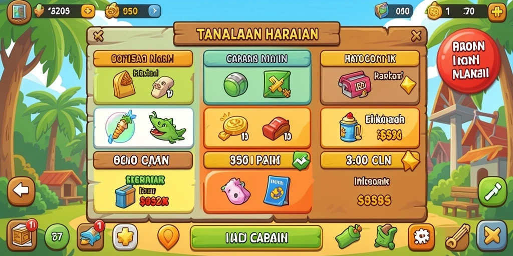 Tampilan antarmuka pengguna yang intuitif dan menarik.