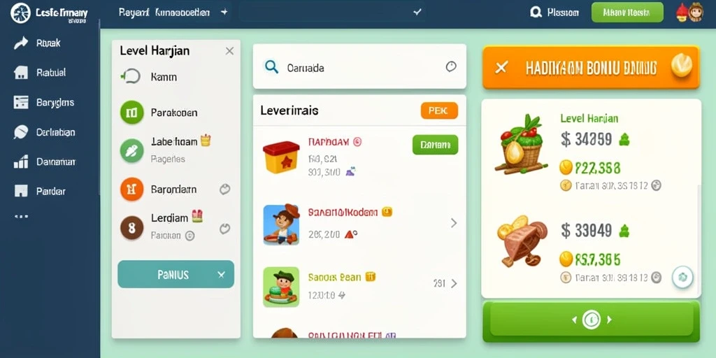 Tampilan antarmuka yang menarik dan mudah digunakan.