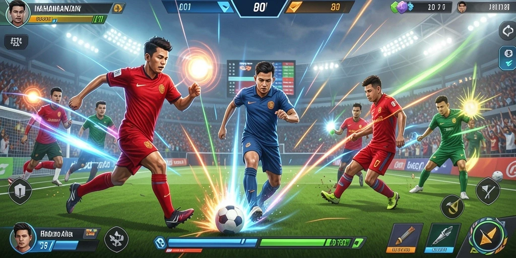 Tampilan awal permainan yang memukau dan interaktif.